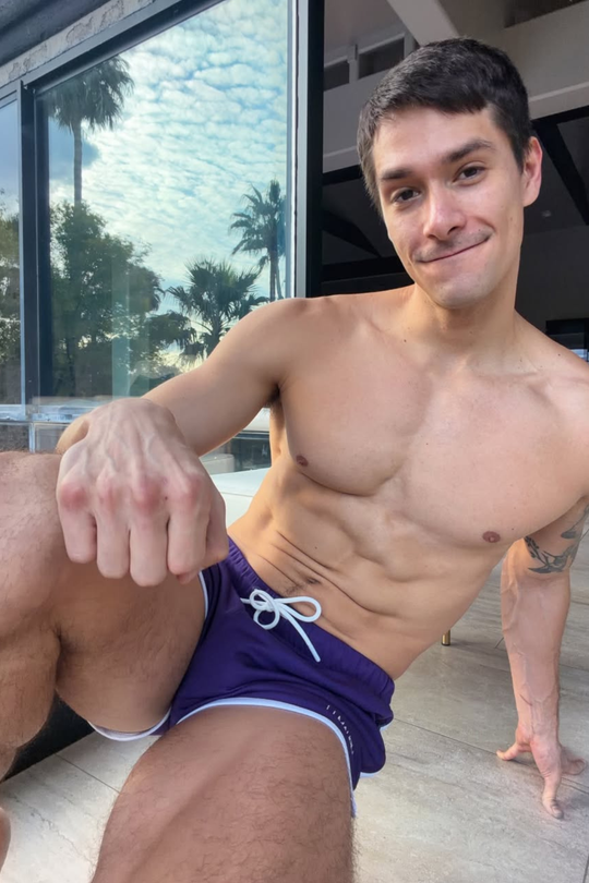 For-the-Night 2" Gym Short Shorts with Drawstring - Dark Plum