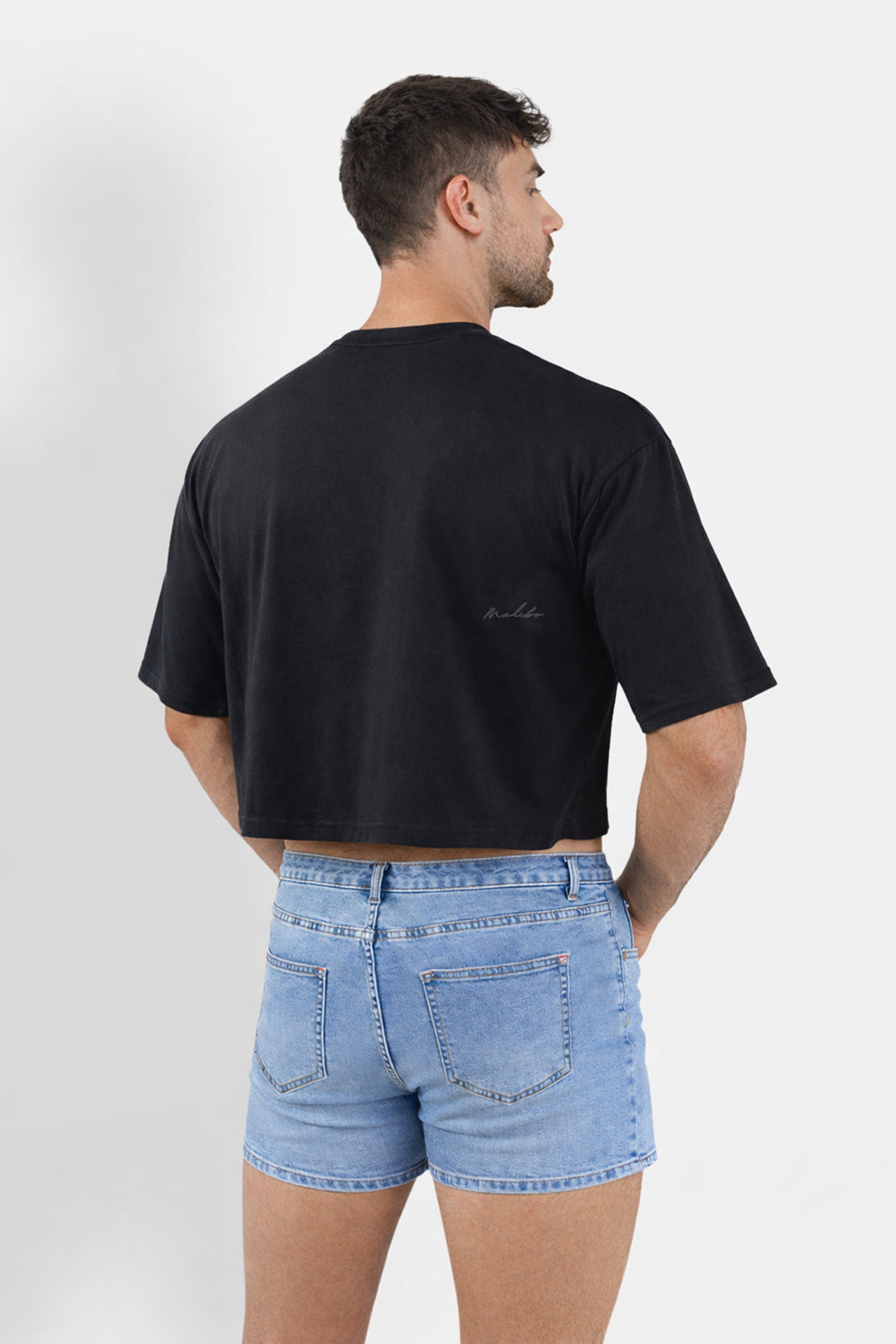 Oversized Relaxed Crop Top - Puta