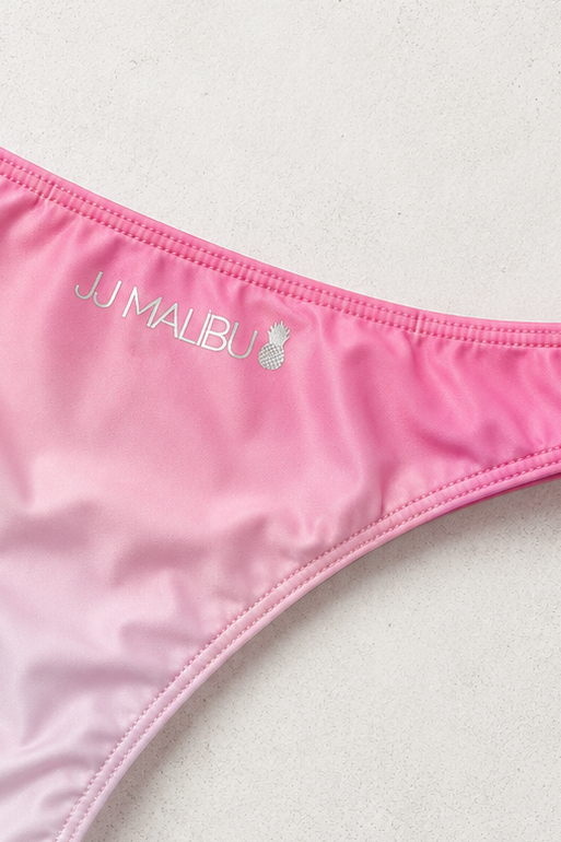 Renaissance Low-Cut Swim Bikini Briefs for Men - Pink Ombre