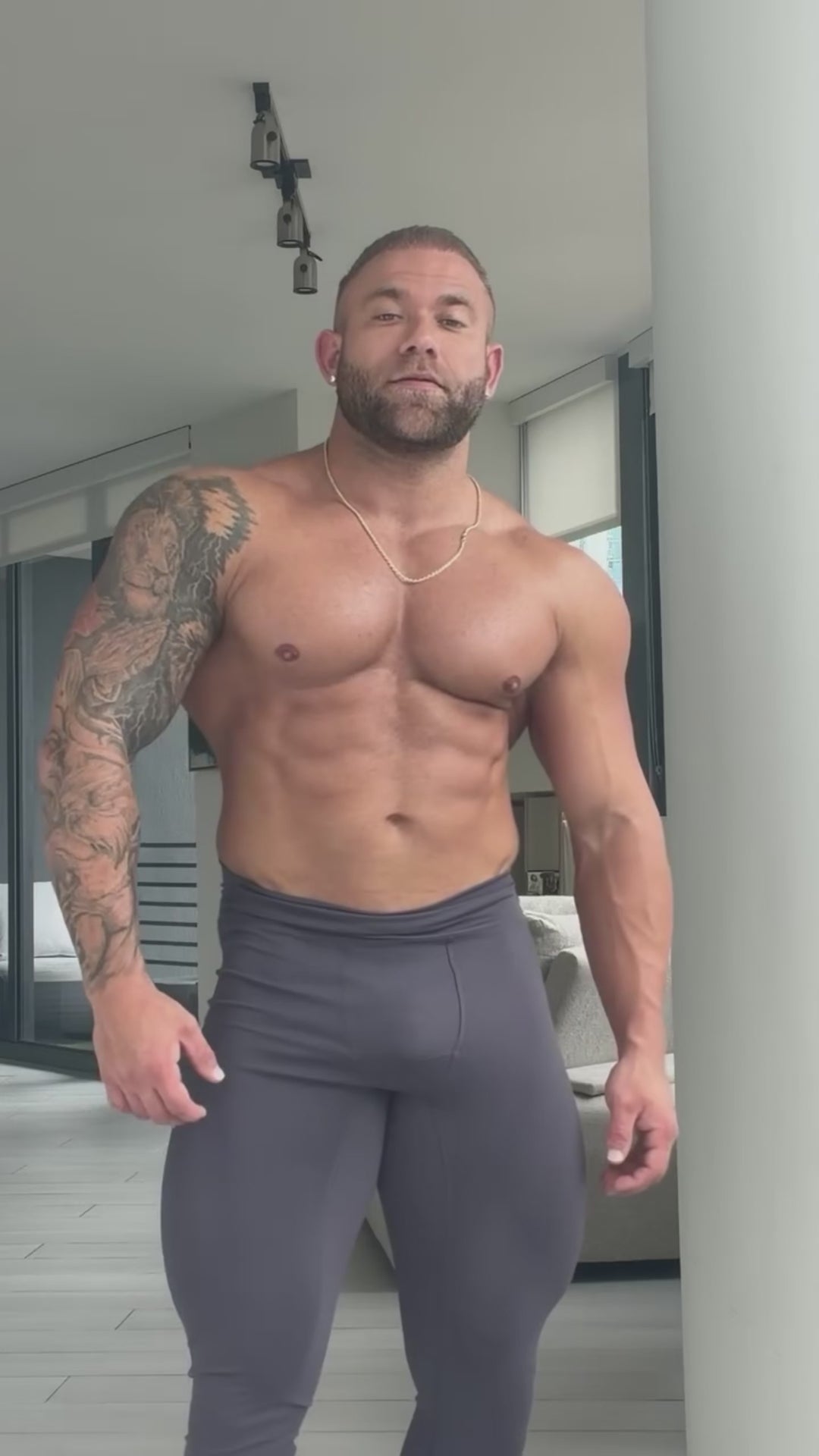 Bubble Butt Scrunch Leggings - Storm Grey