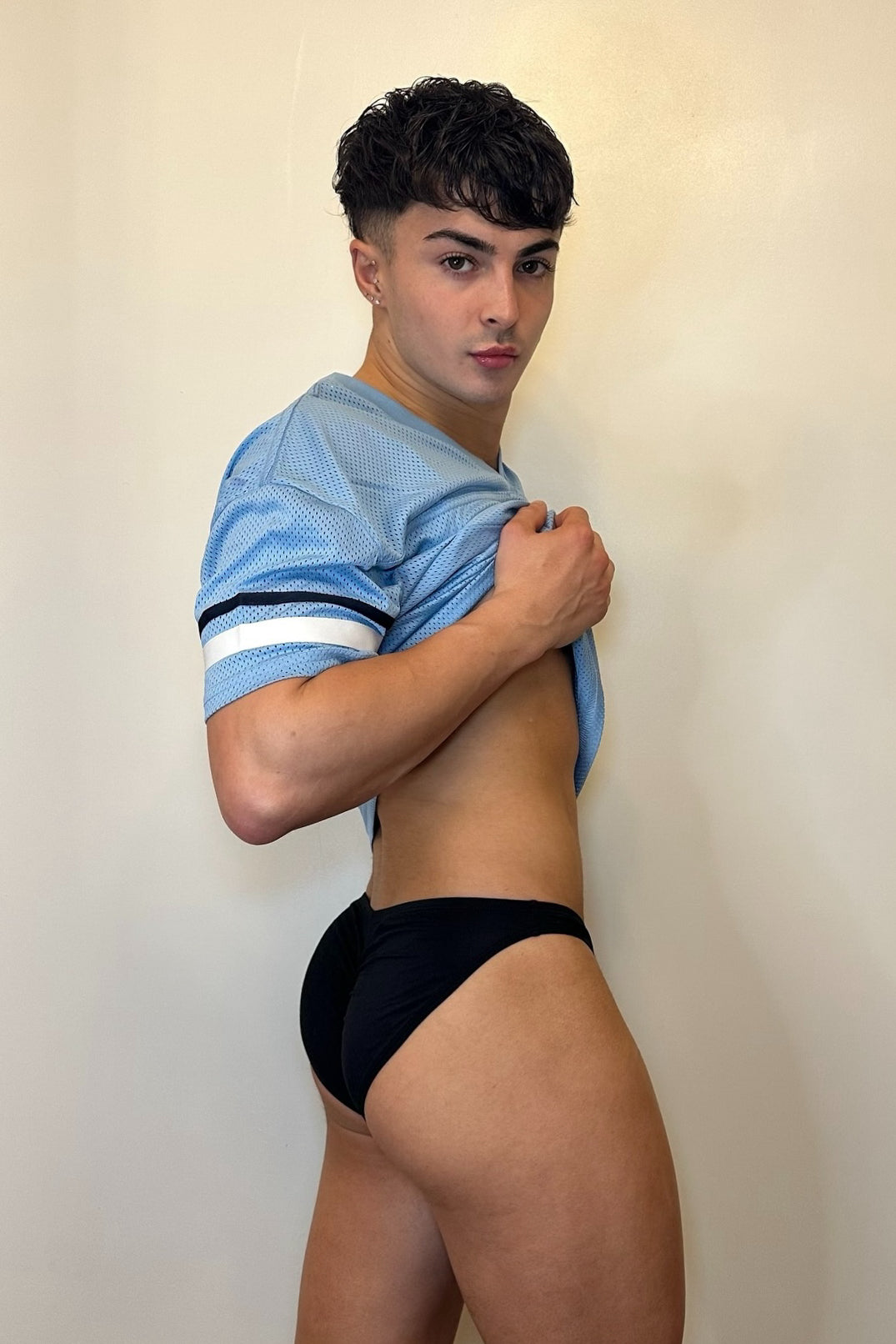 JJ Varsity V-Neck Jersey - Sky Blue